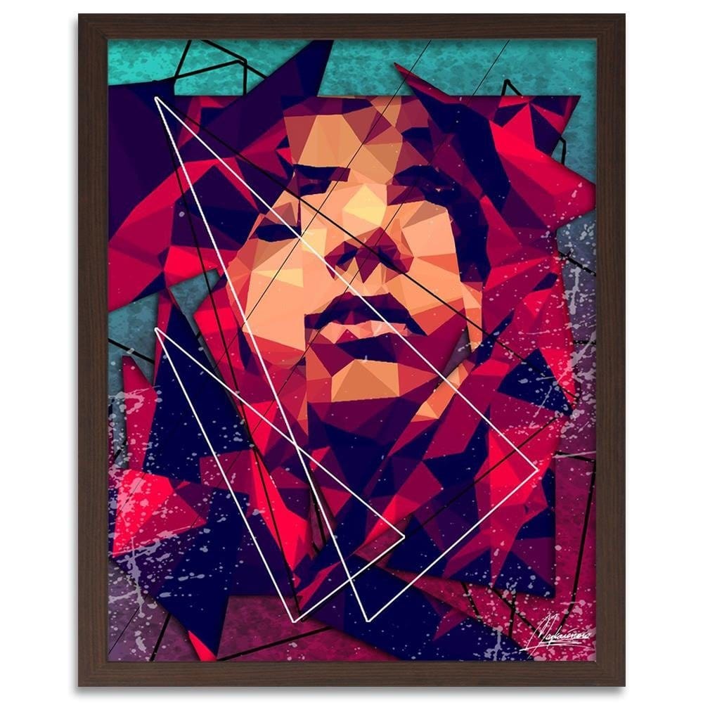 Glezna brūnā rāmī - A Woman's Face  Home Trends DECO