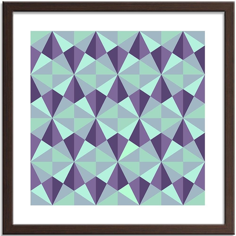 Glezna brūnā rāmī - Abstract Forms 3  Home Trends DECO