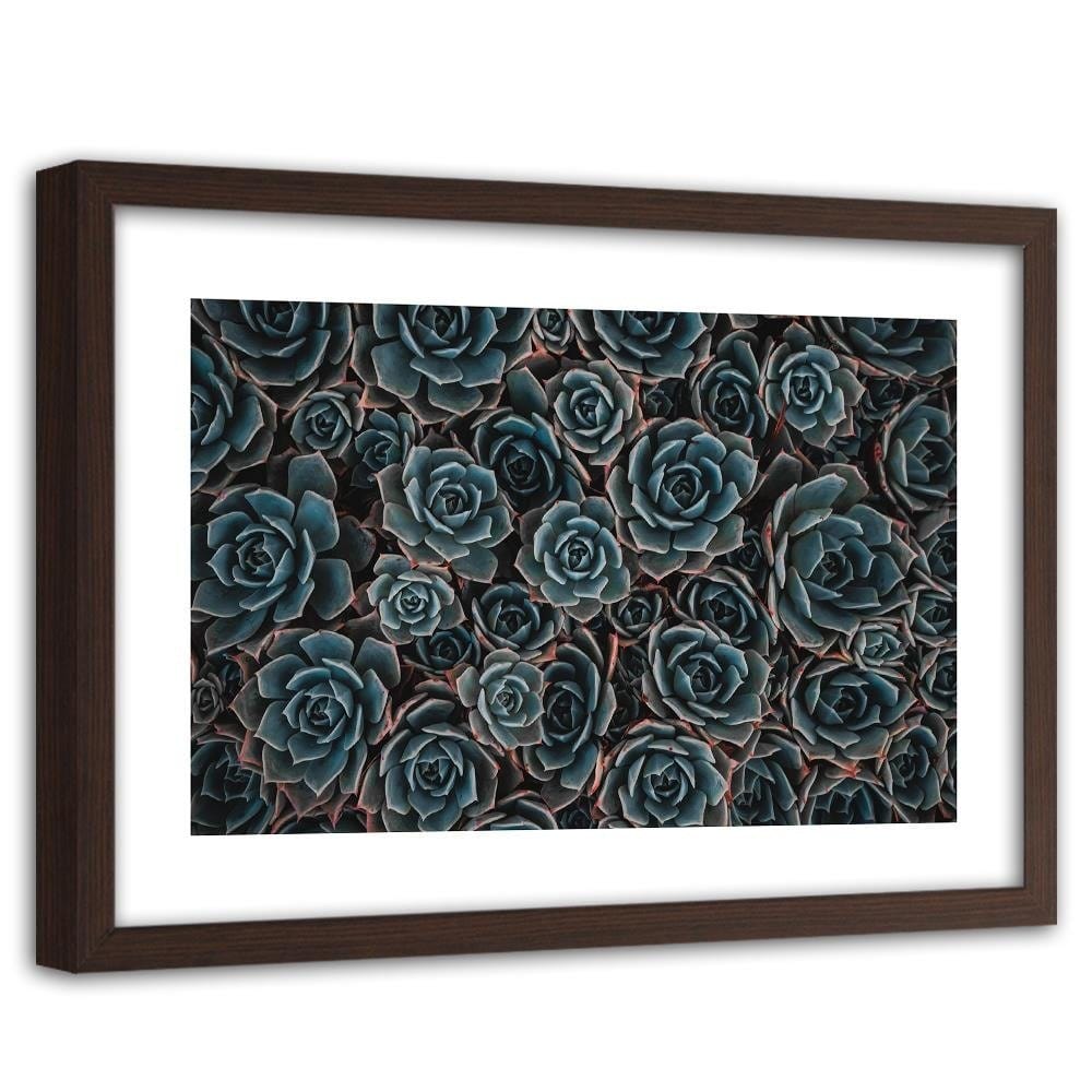 Glezna brūnā rāmī - Agave Mexican  Home Trends DECO