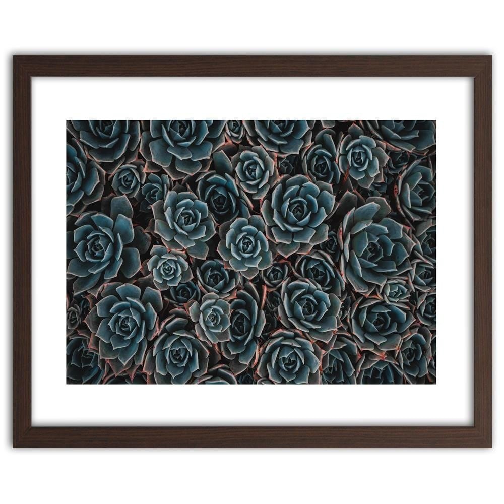 Glezna brūnā rāmī - Agave Mexican  Home Trends DECO