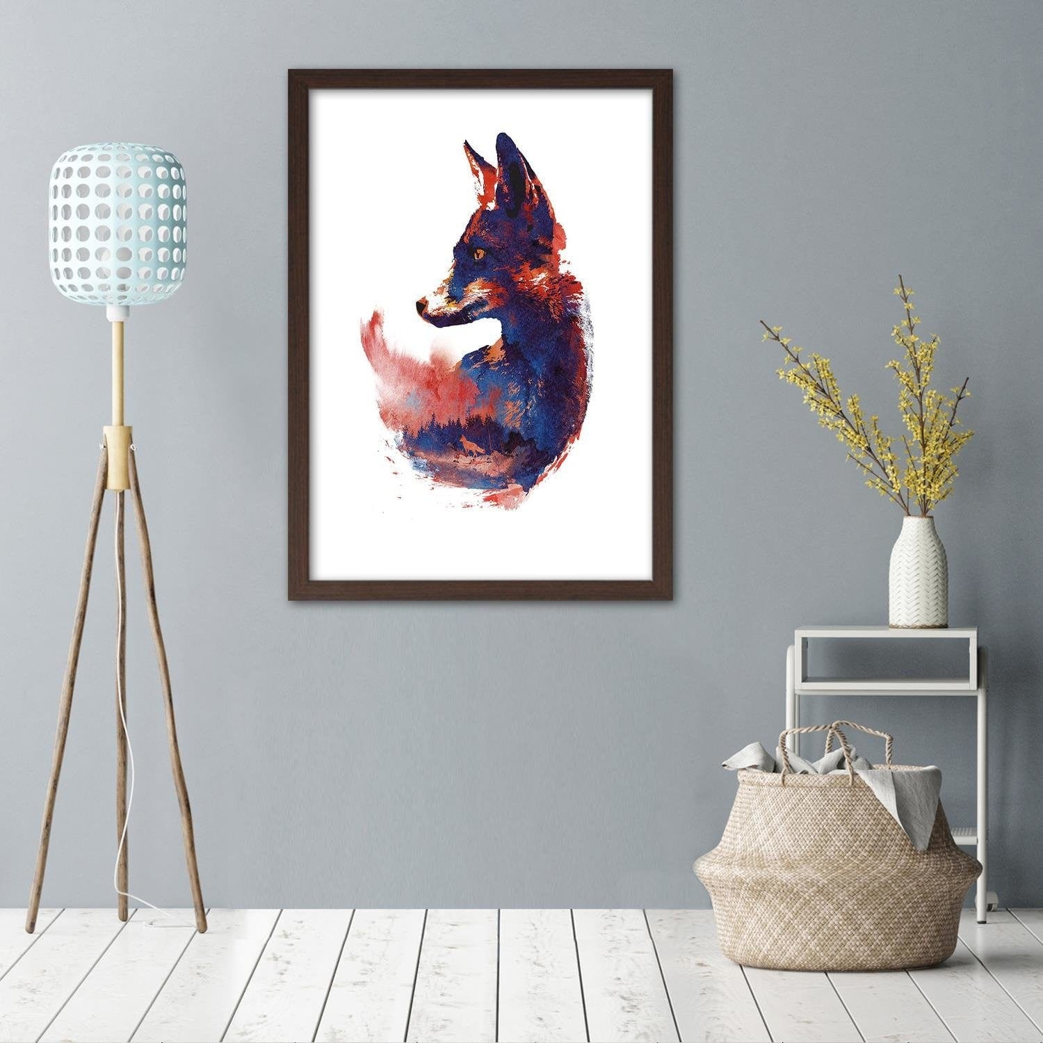 Glezna brūnā rāmī - Alert November  Home Trends DECO