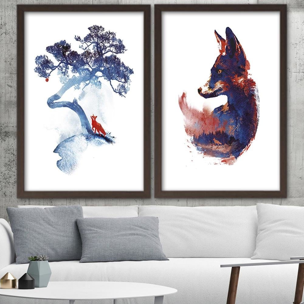 Glezna brūnā rāmī - Alert November  Home Trends DECO