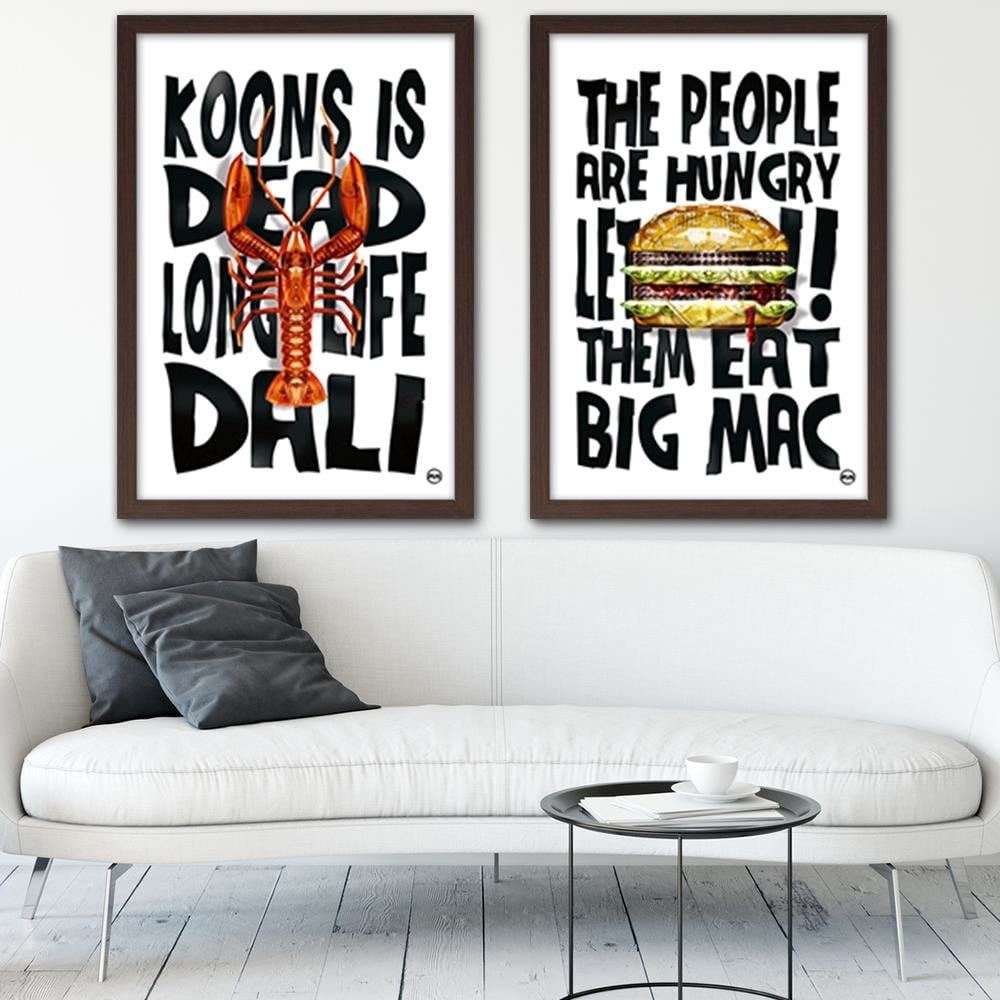 Glezna brūnā rāmī - Animal Print Image Black And White  Home Trends DECO
