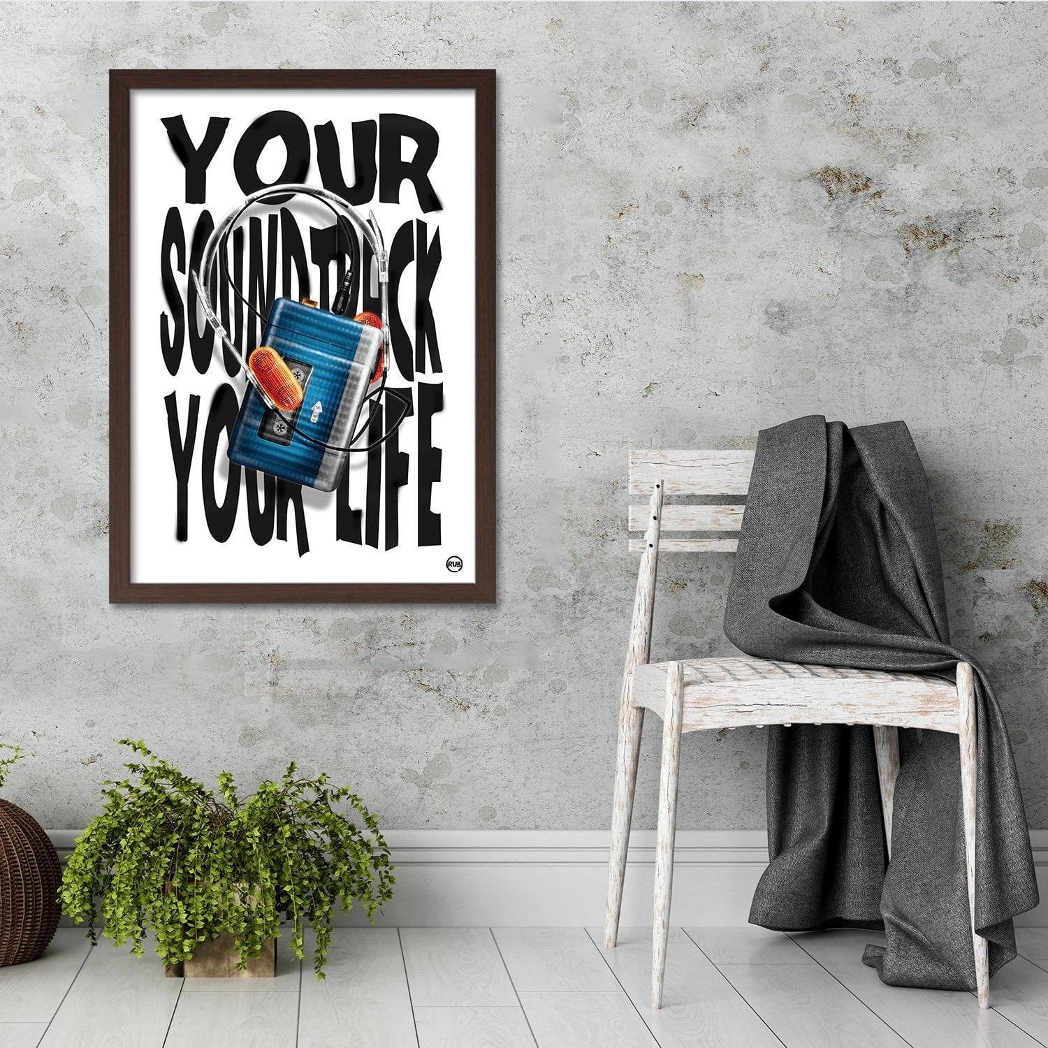 Glezna brūnā rāmī - Artwork  Home Trends DECO