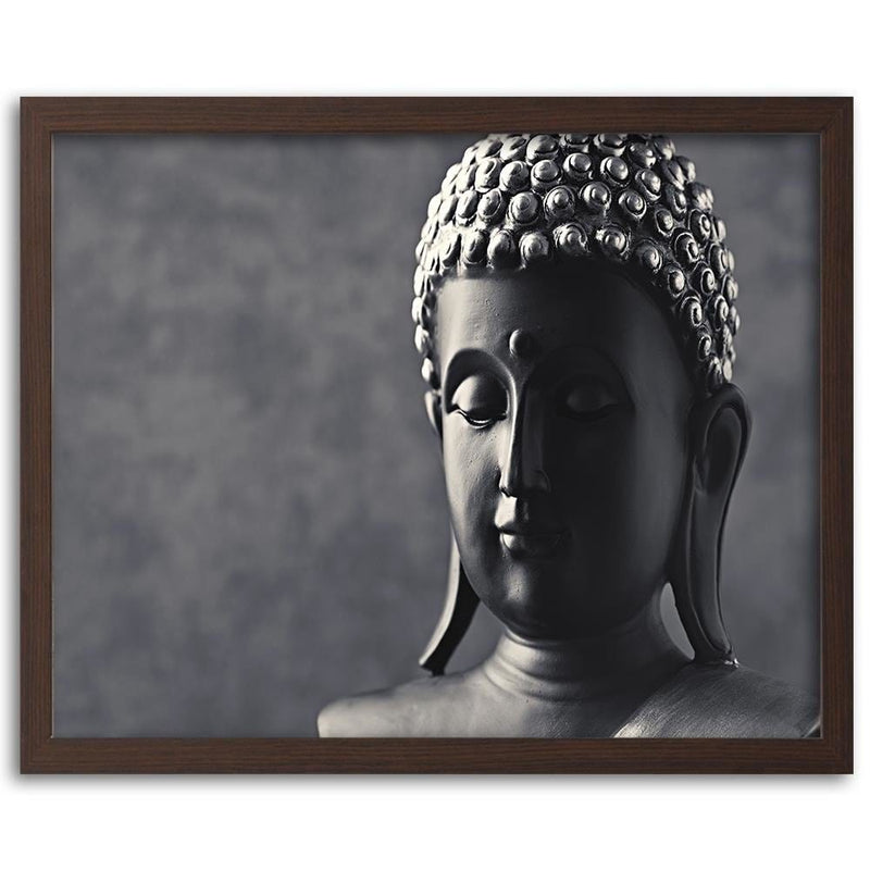 Glezna brūnā rāmī - Buddha Statue  Home Trends DECO