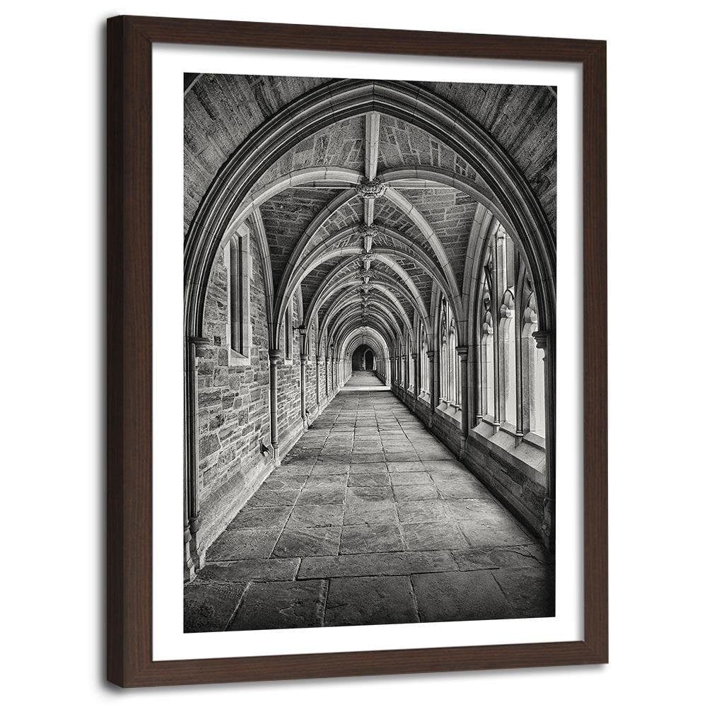 Glezna brūnā rāmī - Cathedral  Home Trends DECO