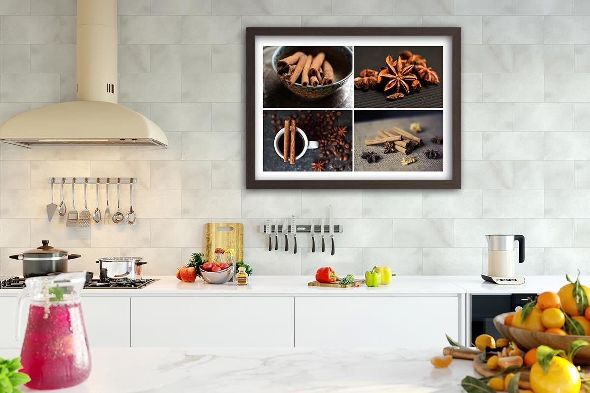 Glezna brūnā rāmī - Cinnamon For Decoration  Home Trends DECO