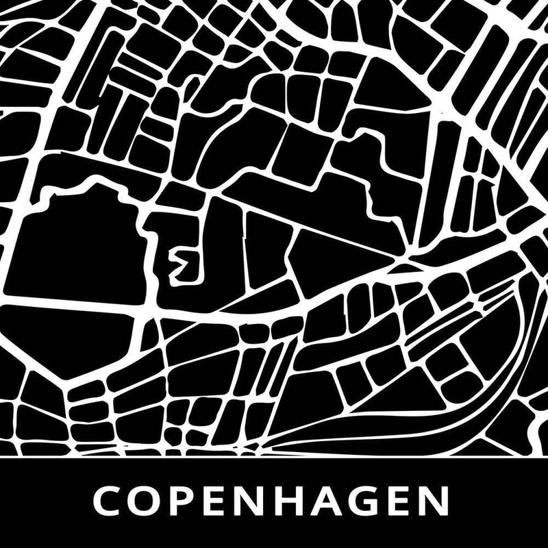 Glezna brūnā rāmī - City Copenhagen  Home Trends DECO