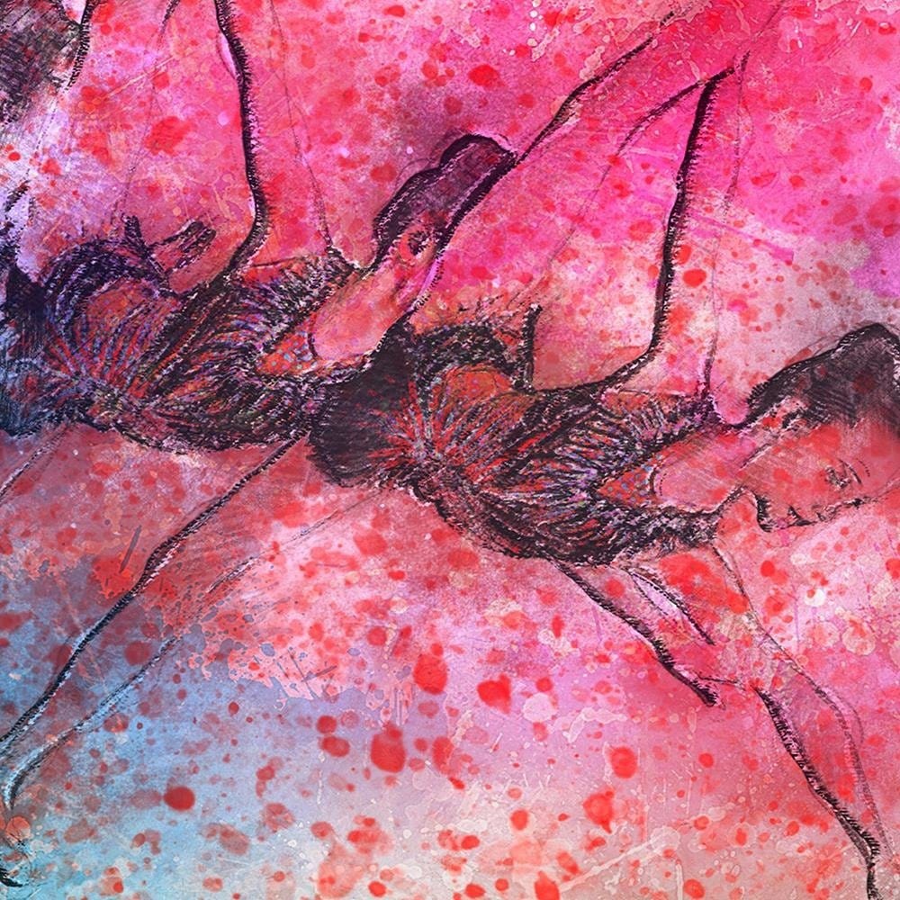 Glezna brūnā rāmī - Dancers Abstraction  Home Trends DECO