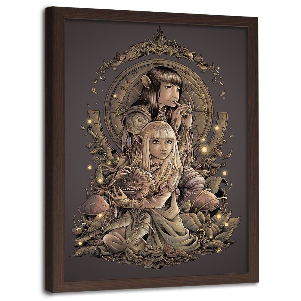 Glezna brūnā rāmī - Elven Pair  Home Trends DECO