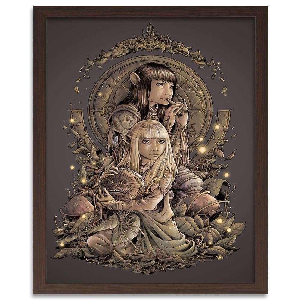 Glezna brūnā rāmī - Elven Pair  Home Trends DECO
