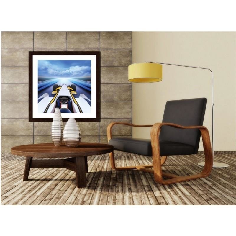 Glezna brūnā rāmī - Formula on the racetrack  Home Trends DECO
