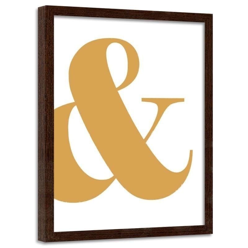 Glezna brūnā rāmī - Glamour &  Home Trends DECO