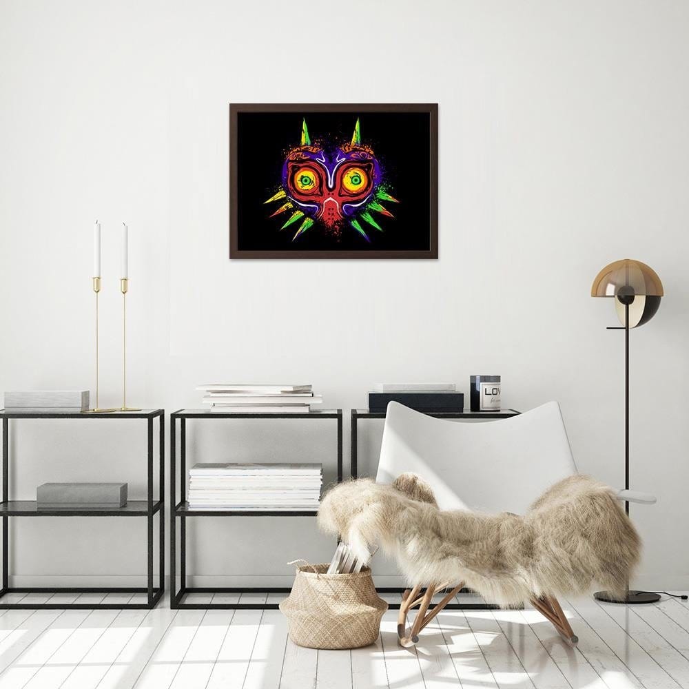 Glezna brūnā rāmī - Graphic Design  Home Trends DECO