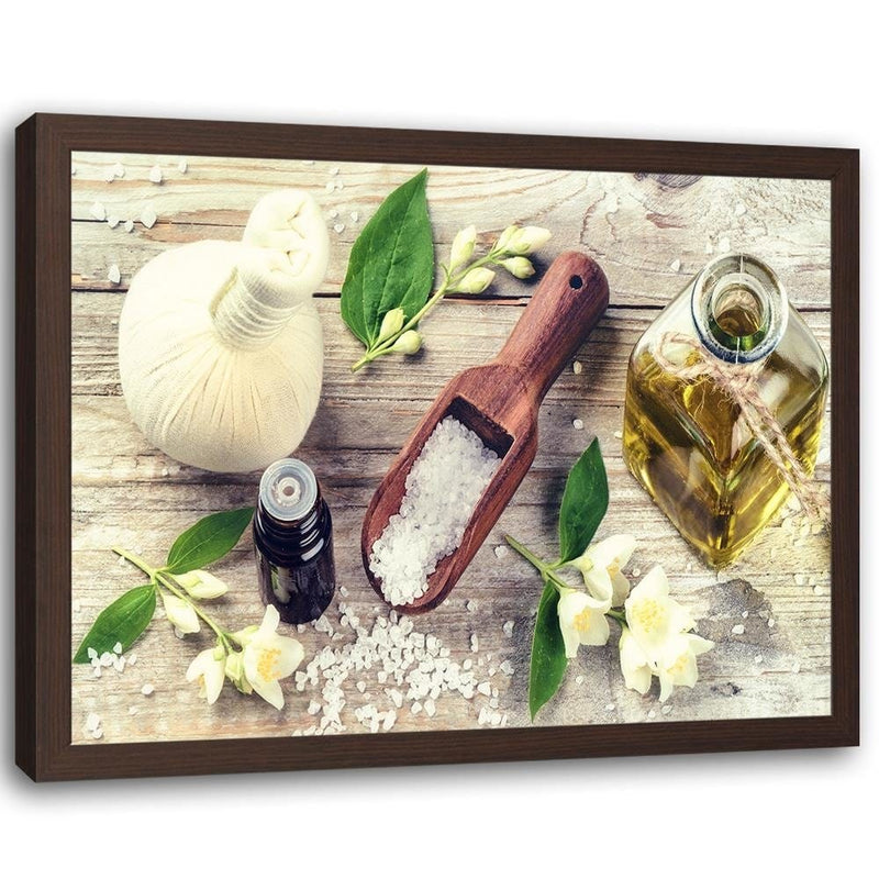 Glezna brūnā rāmī - Herbs And Spices  Home Trends DECO