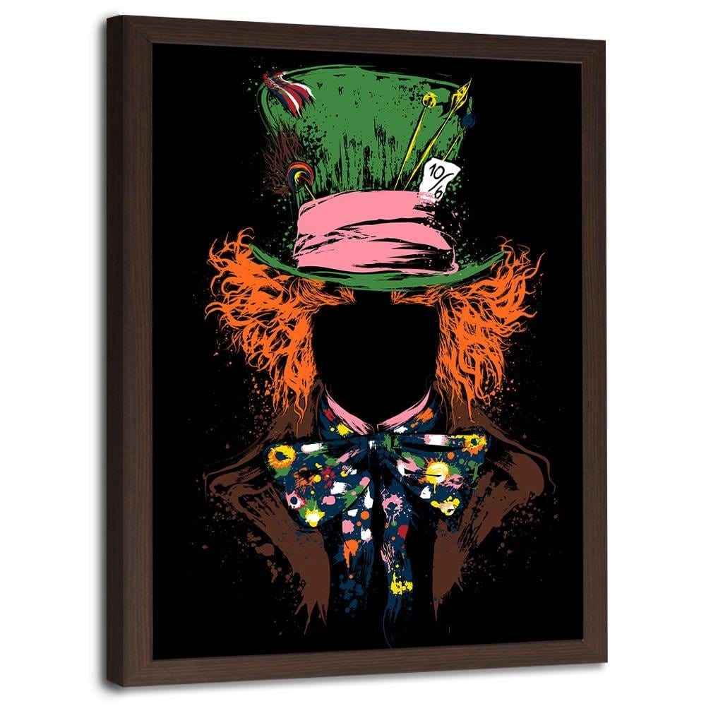 Glezna brūnā rāmī - Mad Hatter  Home Trends DECO