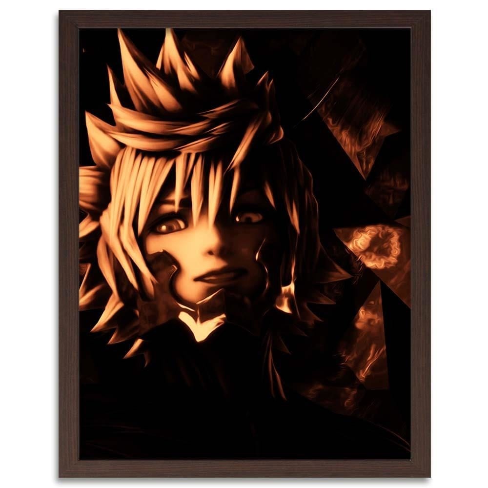 Glezna brūnā rāmī - Manga Boy  Home Trends DECO