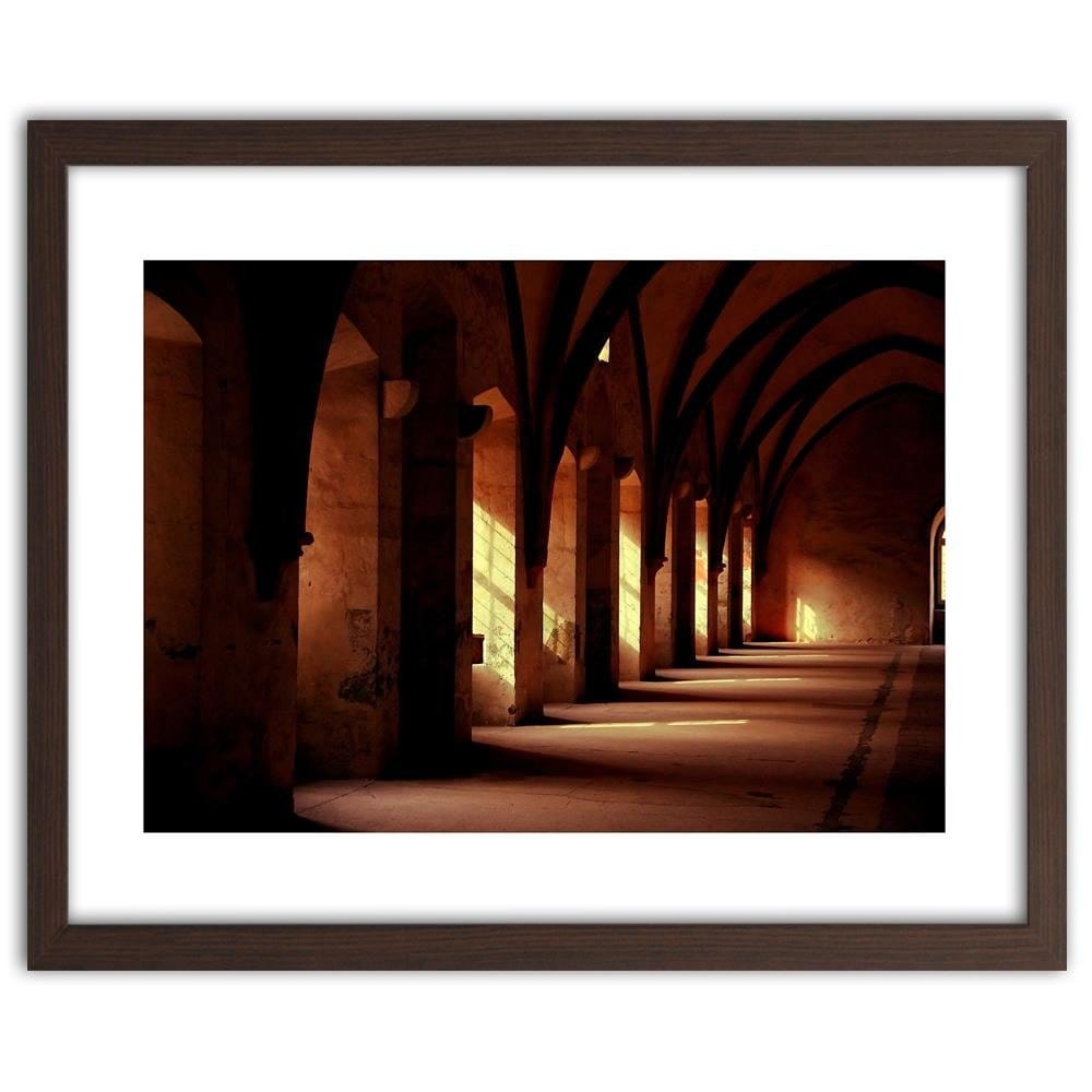Glezna brūnā rāmī - Pillars Of The Cathedral  Home Trends DECO