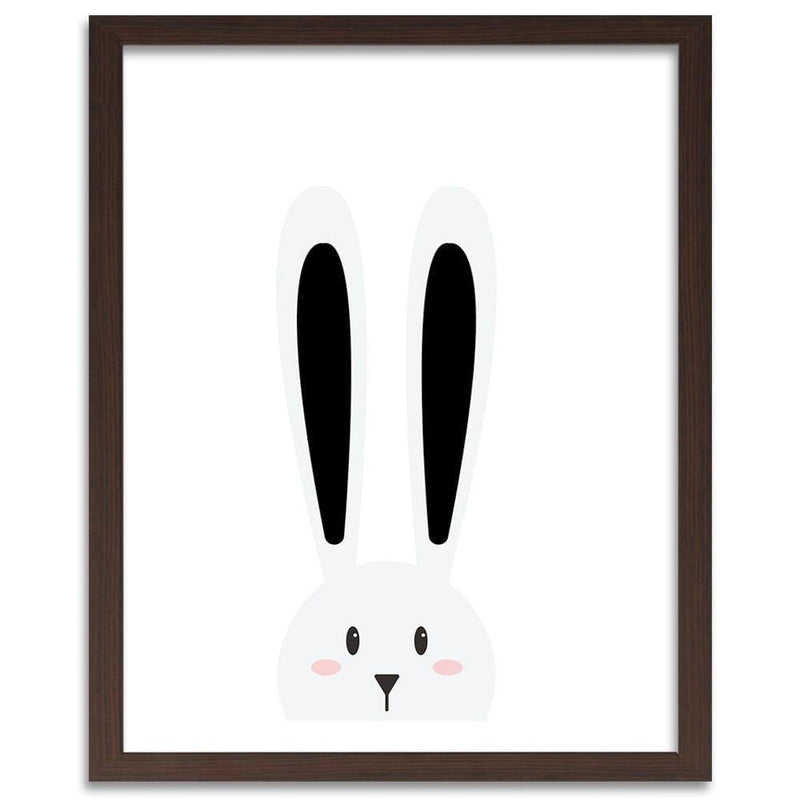 Glezna brūnā rāmī - Rabbit Ears  Home Trends DECO