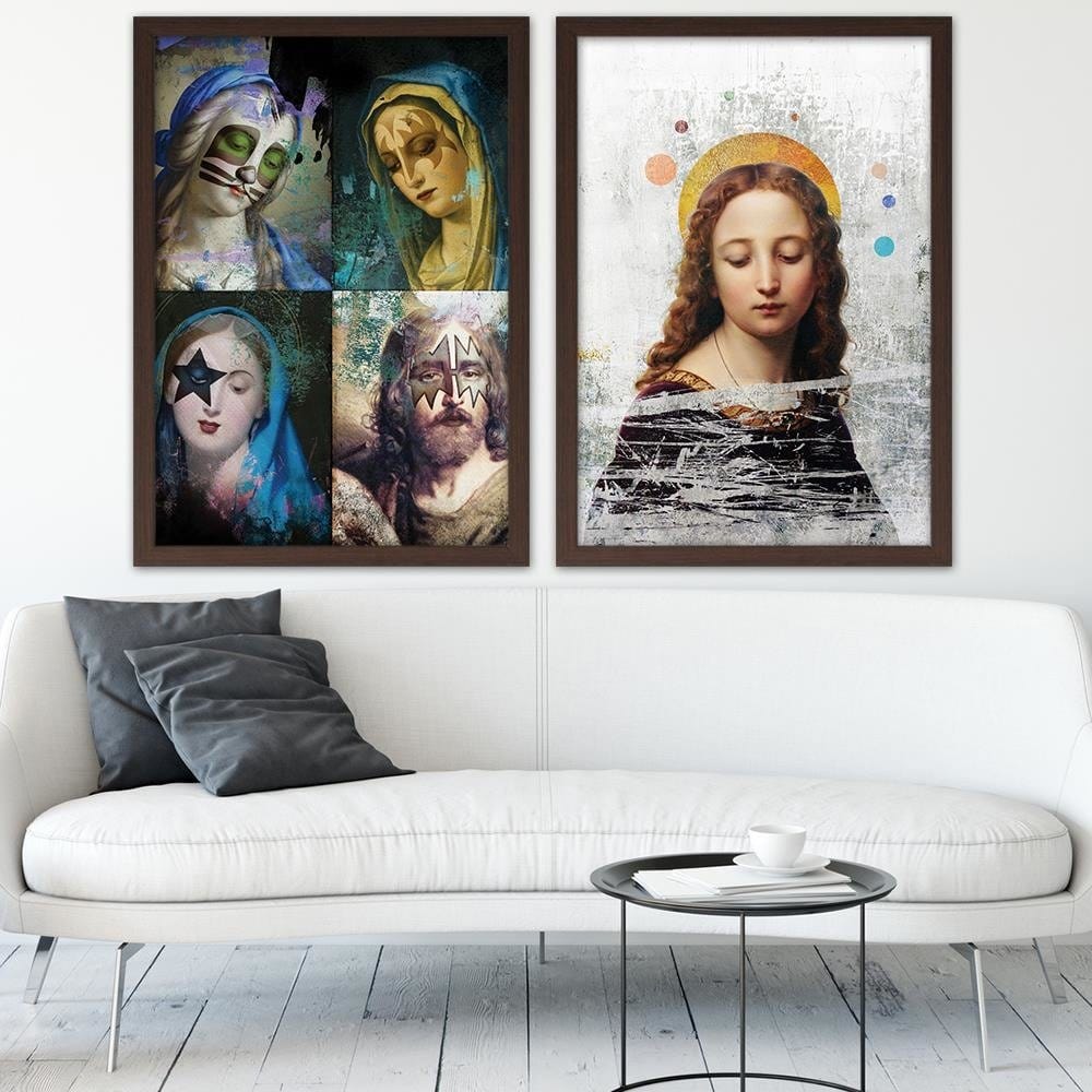 Glezna brūnā rāmī - Visual Art  Home Trends DECO