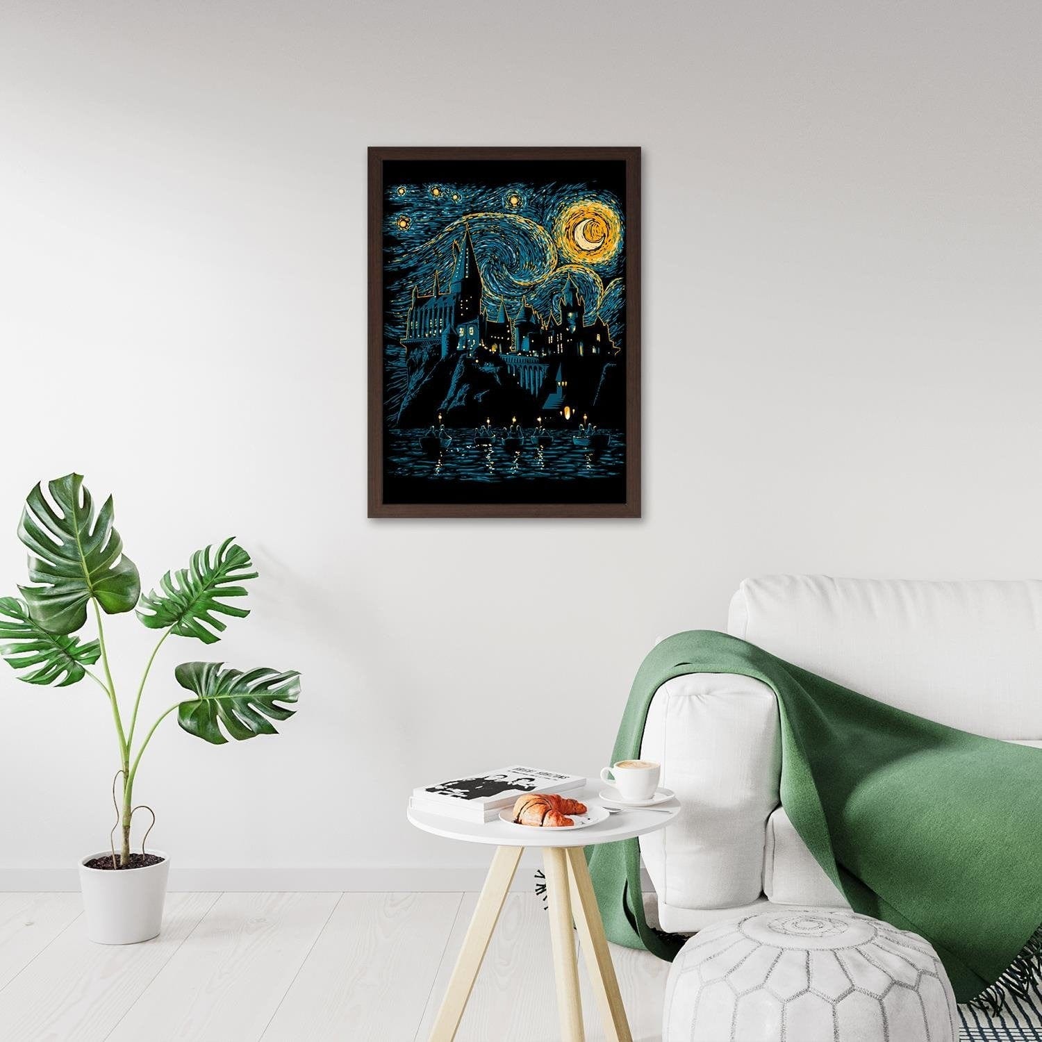 Glezna brūnā rāmī - Wizard School  Home Trends DECO