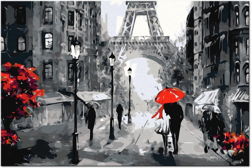 Glezna izkrāso pēc cipariem - From Paris With Love 60x40 cm Artgeist