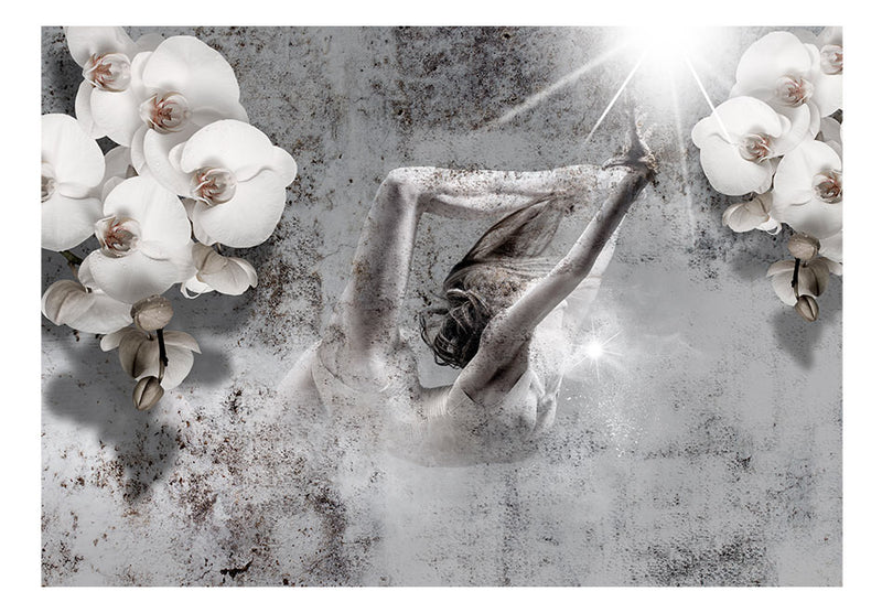 Fototapetes - Aranžējums ar orhideju