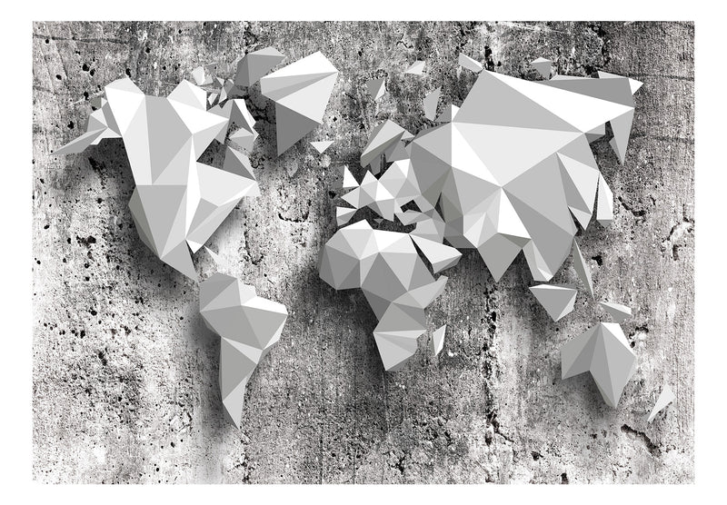 Fototapetes - Pasaules karte Origami