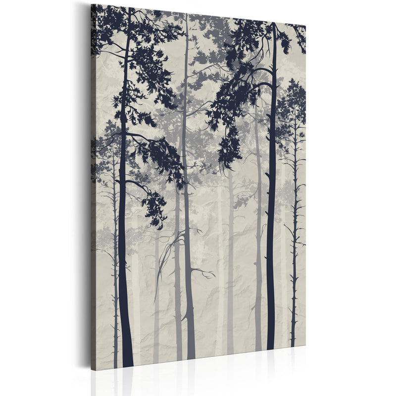 Glezna ar meža motīvu - Mežs miglā Home Trends