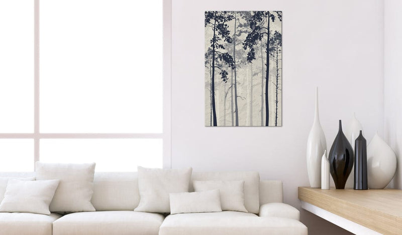 Glezna ar meža motīvu - Mežs miglā Home Trends