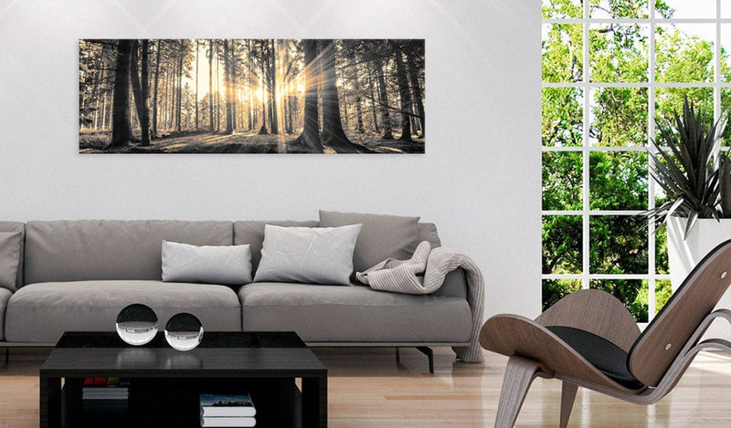 Glezna ar skaistu dabu - Saules stari mežā Home Trends