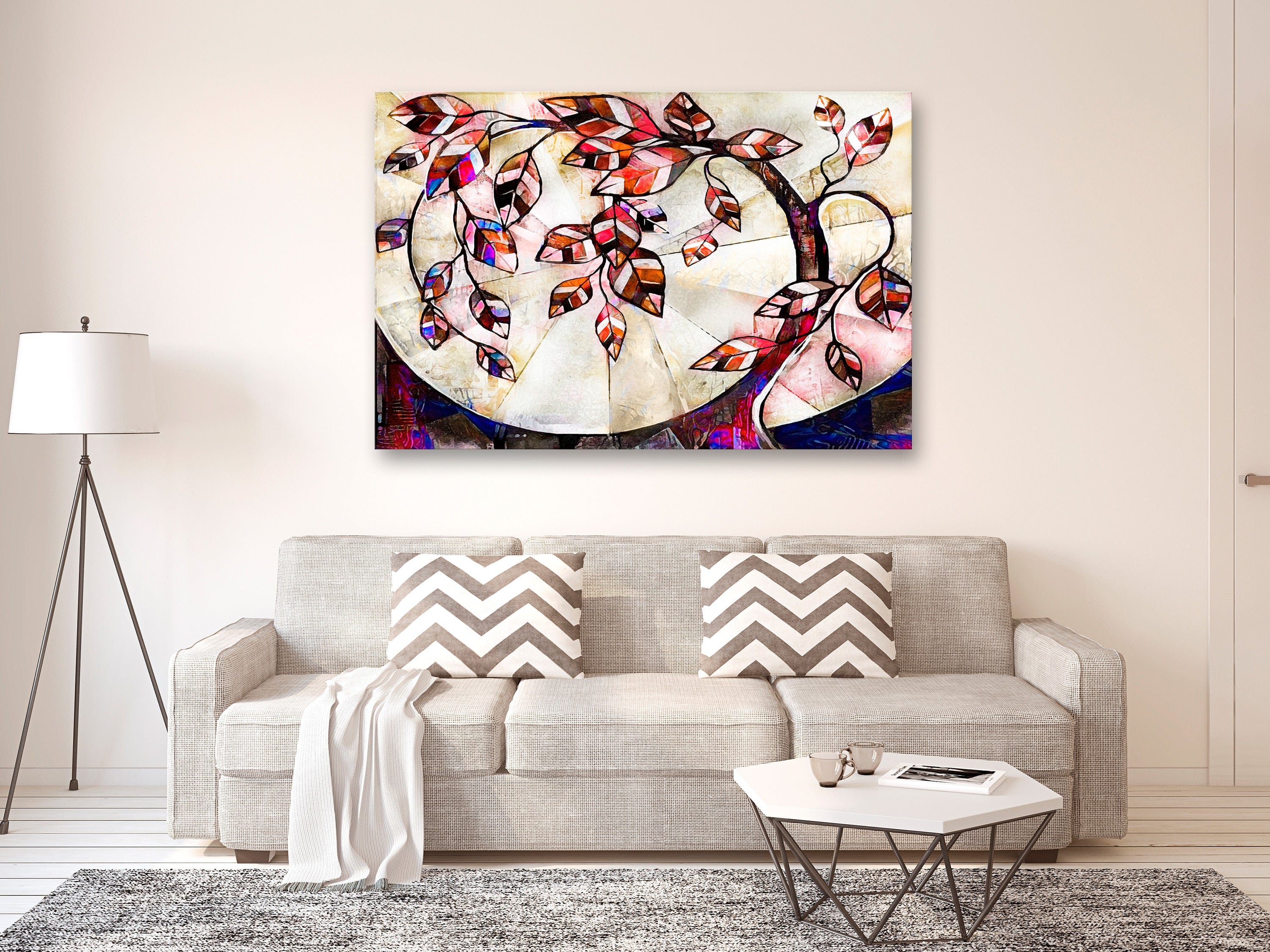 Glezna - Stylish Tree (1 Part) Wide Home Trends