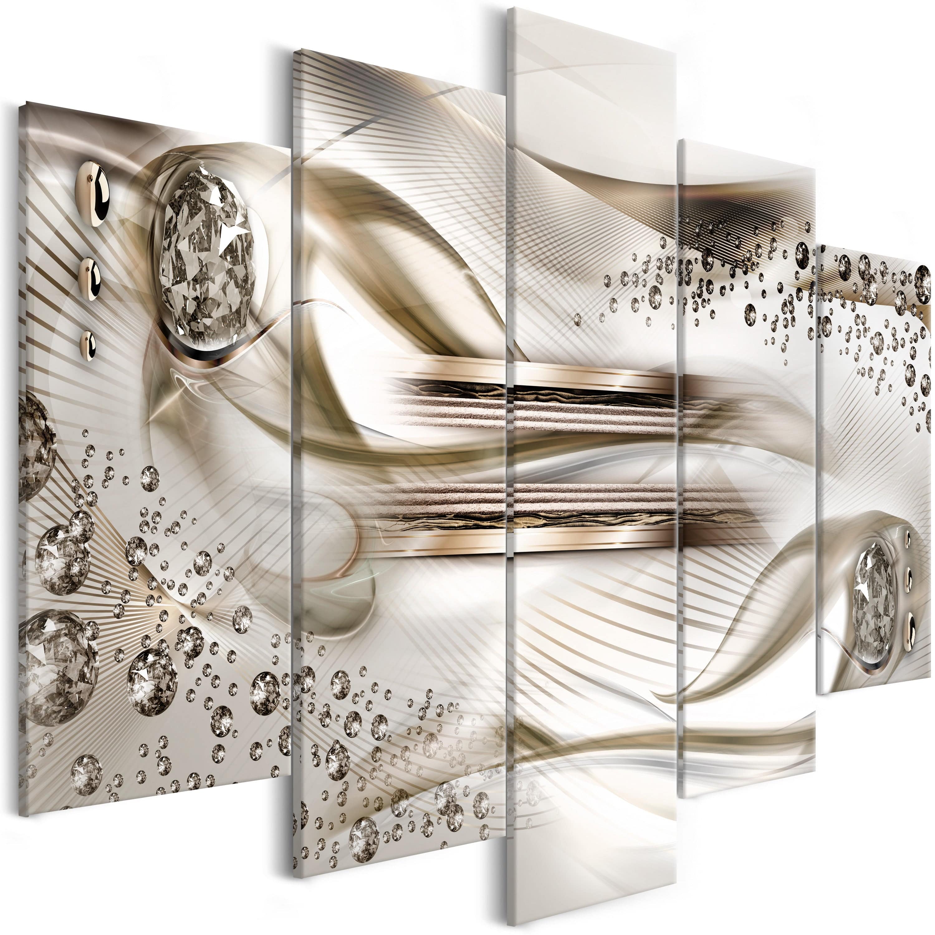Glezna - Underwater Harp (5 Parts) Wide Brown Home Trends