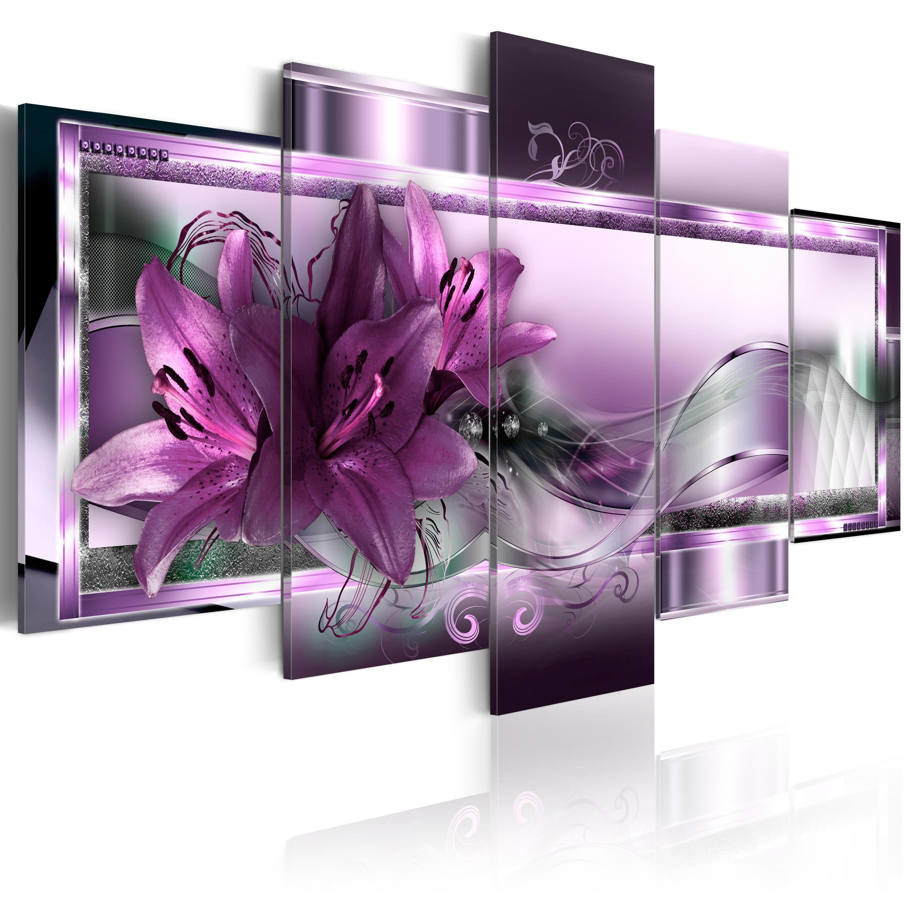 Glezna - Violetās lilijas Home Trends