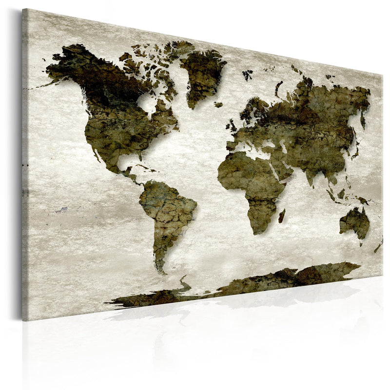Glezna - World Map_ Green Planet 60x40 Home Trends