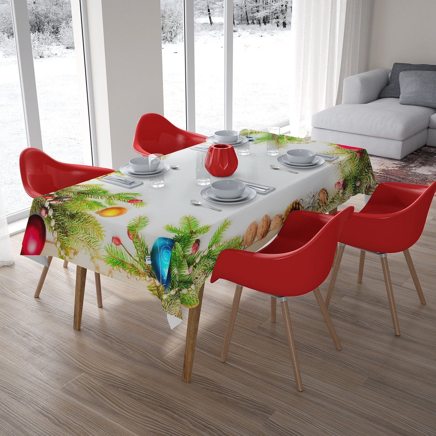 Ziemassvētku galdauts - Čiekuri Home Trends