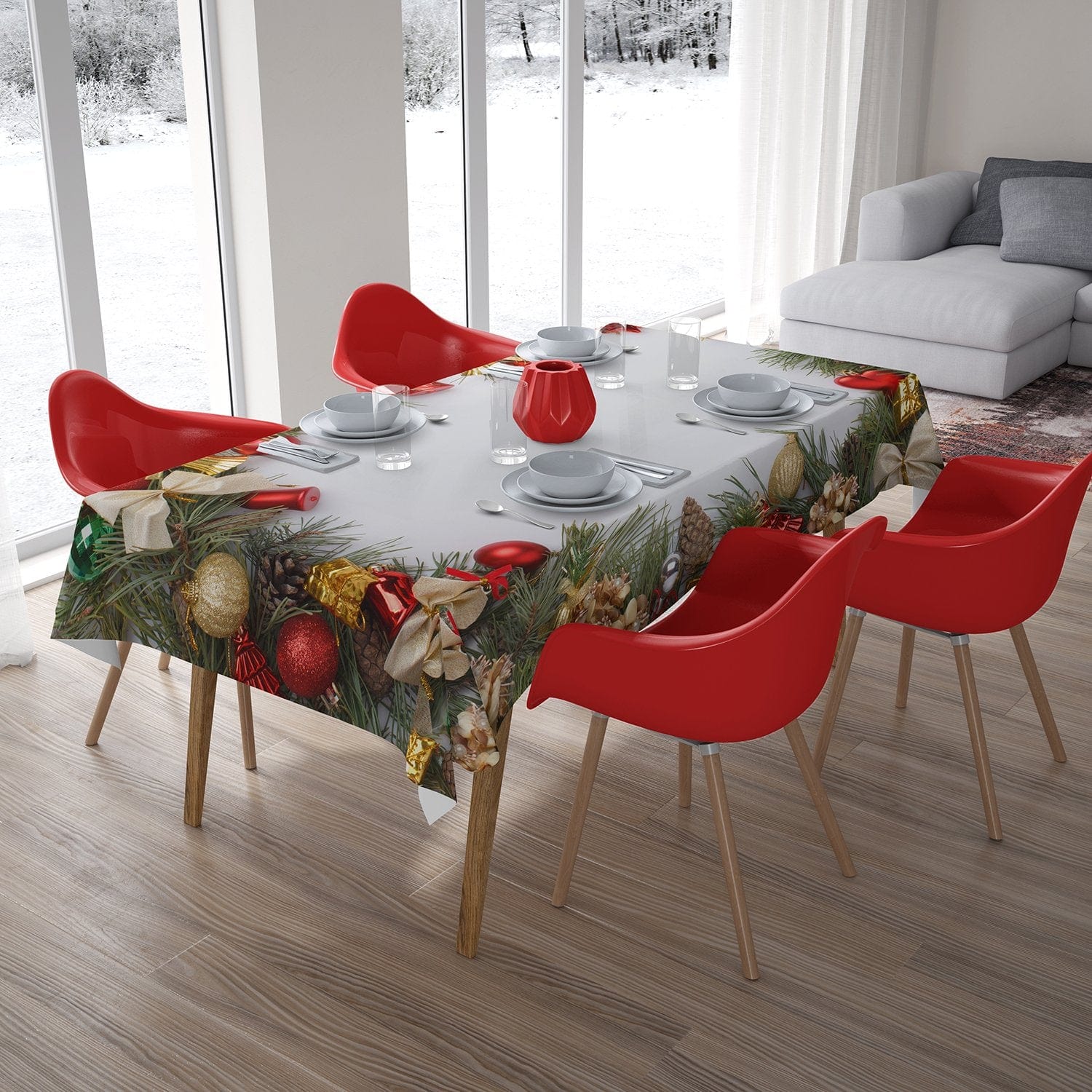 Ziemassvētku galdauts Home Trends