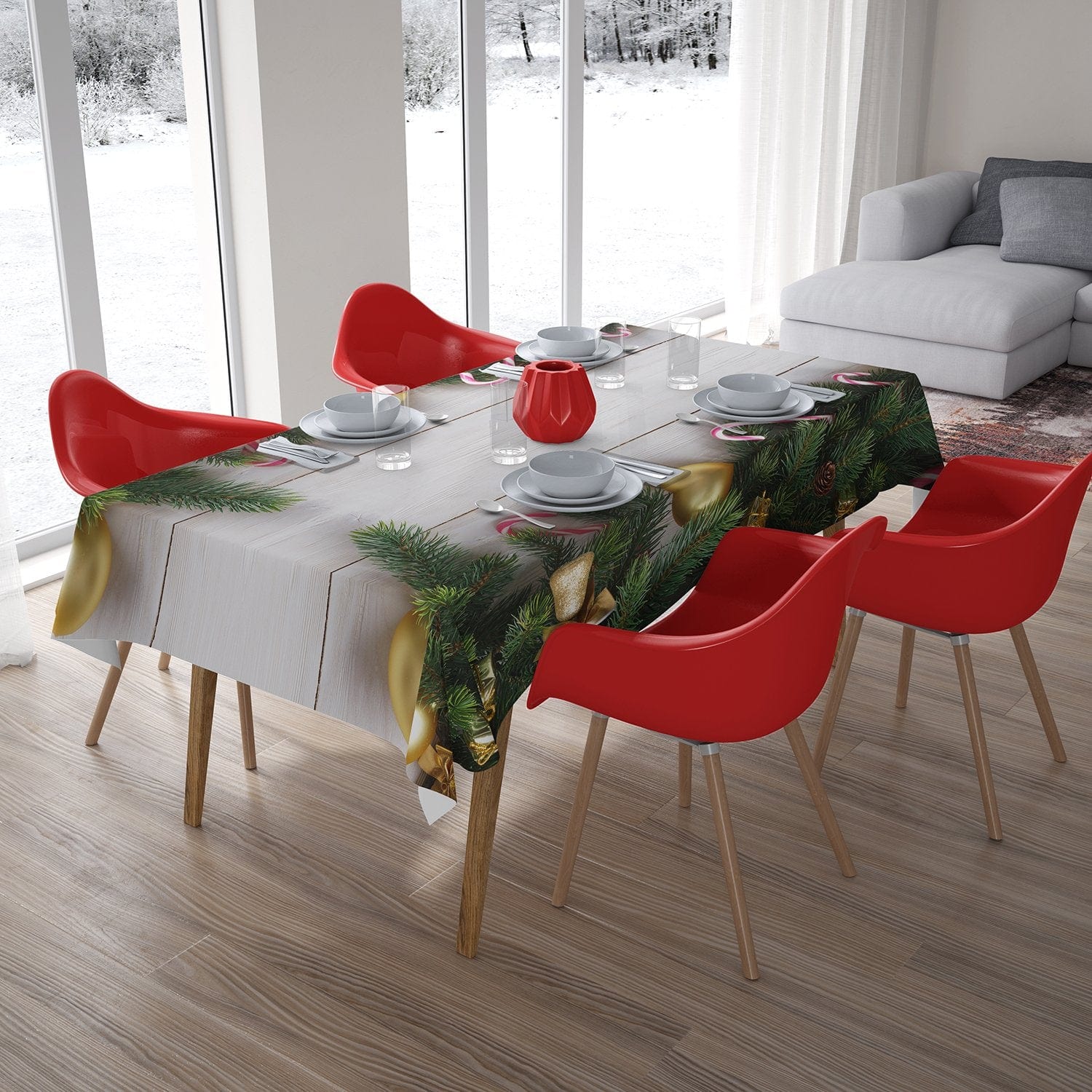 Ziemassvētku Galdauts - Zelta zvaniņš Home Trends